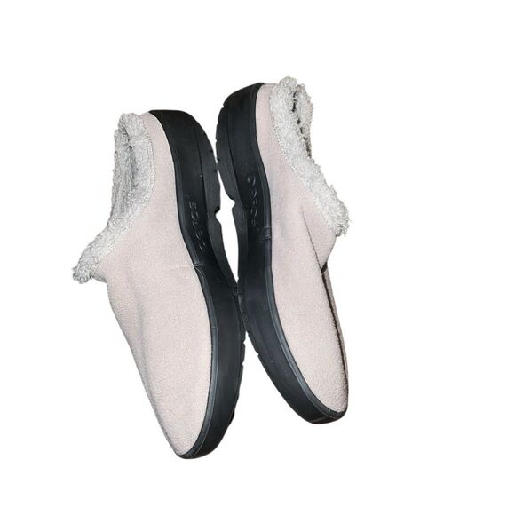 Oofos OOcoozie Thermo Mule Gray Cozy Men Slippers Size 10 - Picture 3 of 6